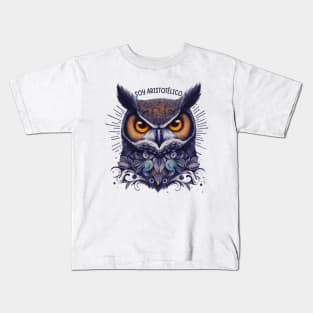 I’m Aristotelian quote for owl fans Kids T-Shirt